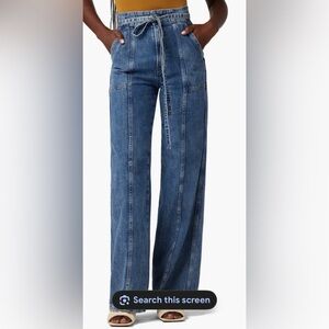 NWT Hudson Jeans Dark Blue Wide-Leg Denim